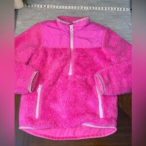 Girls size 4 Joules brand pink full zip sweater